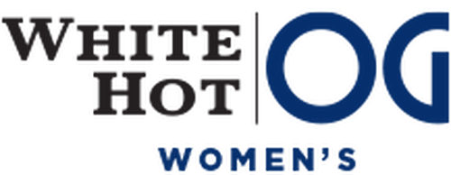 women's white hot og logo
